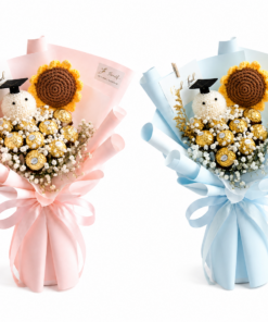Graduation Bouquet Crochet Chocolate Delight