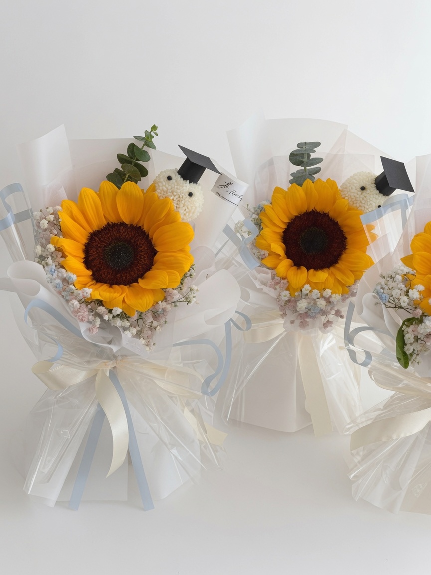 Graduation Bouquet Sunflower Sunny Glow - Image 2