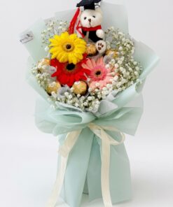 Graduation Bouquet & Chocolate Sweet Glow