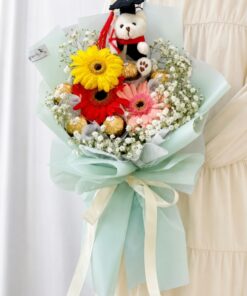 Graduation Bouquet & Chocolate Sweet Glow - Image 2