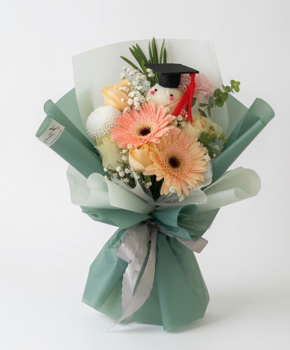 Graduation Bouquet Daisy Rose Radiant