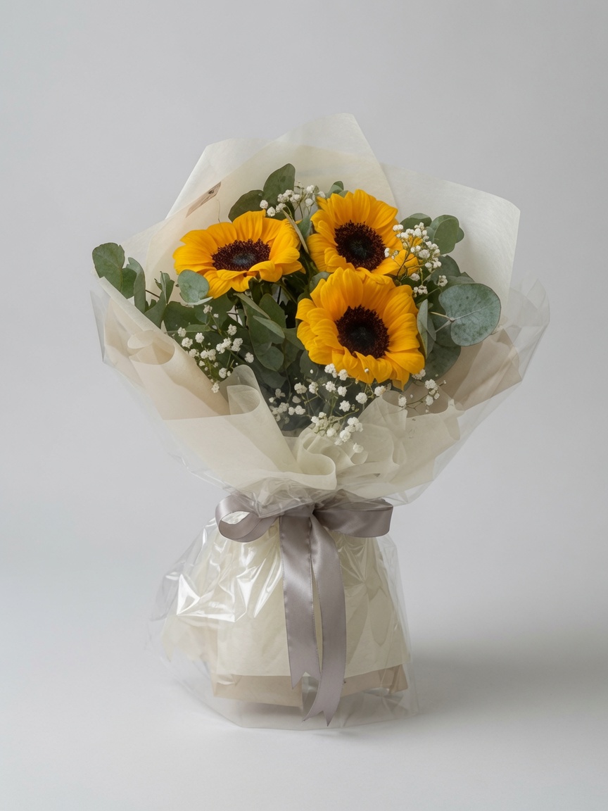 Graduation Bouquet Sunflower Blooming Joy