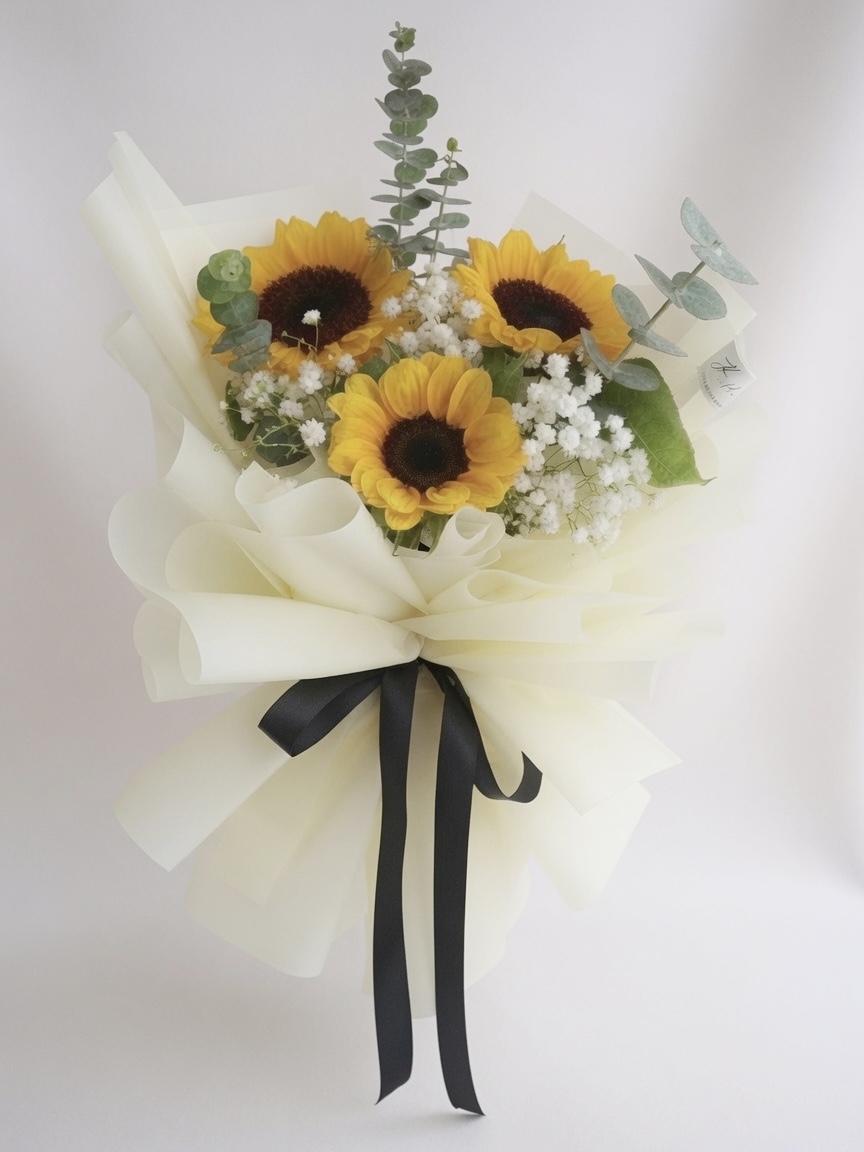Graduation Bouquet Sunflower Golden Radiance