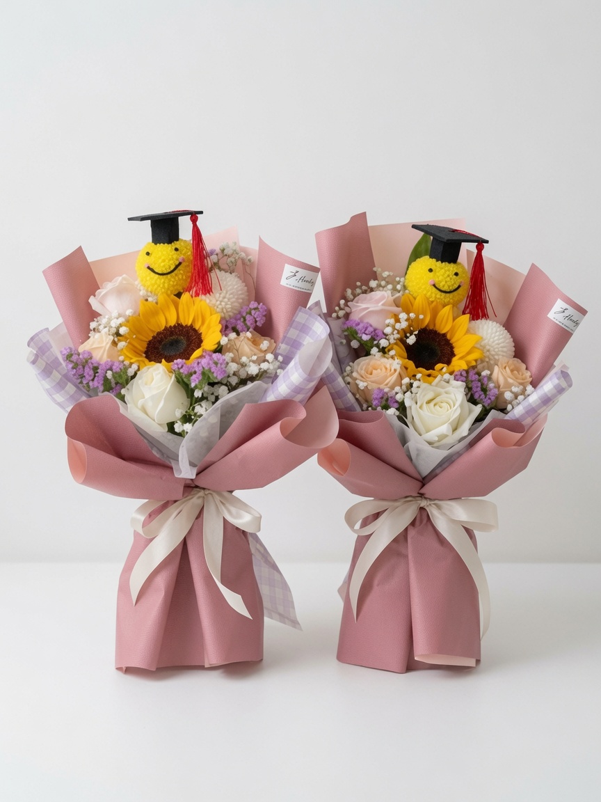 Graduation Bouquet Sunflower Corona Jubilare