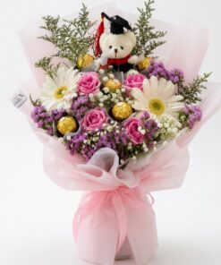 Graduation Bouquet & Chocolate Elegance