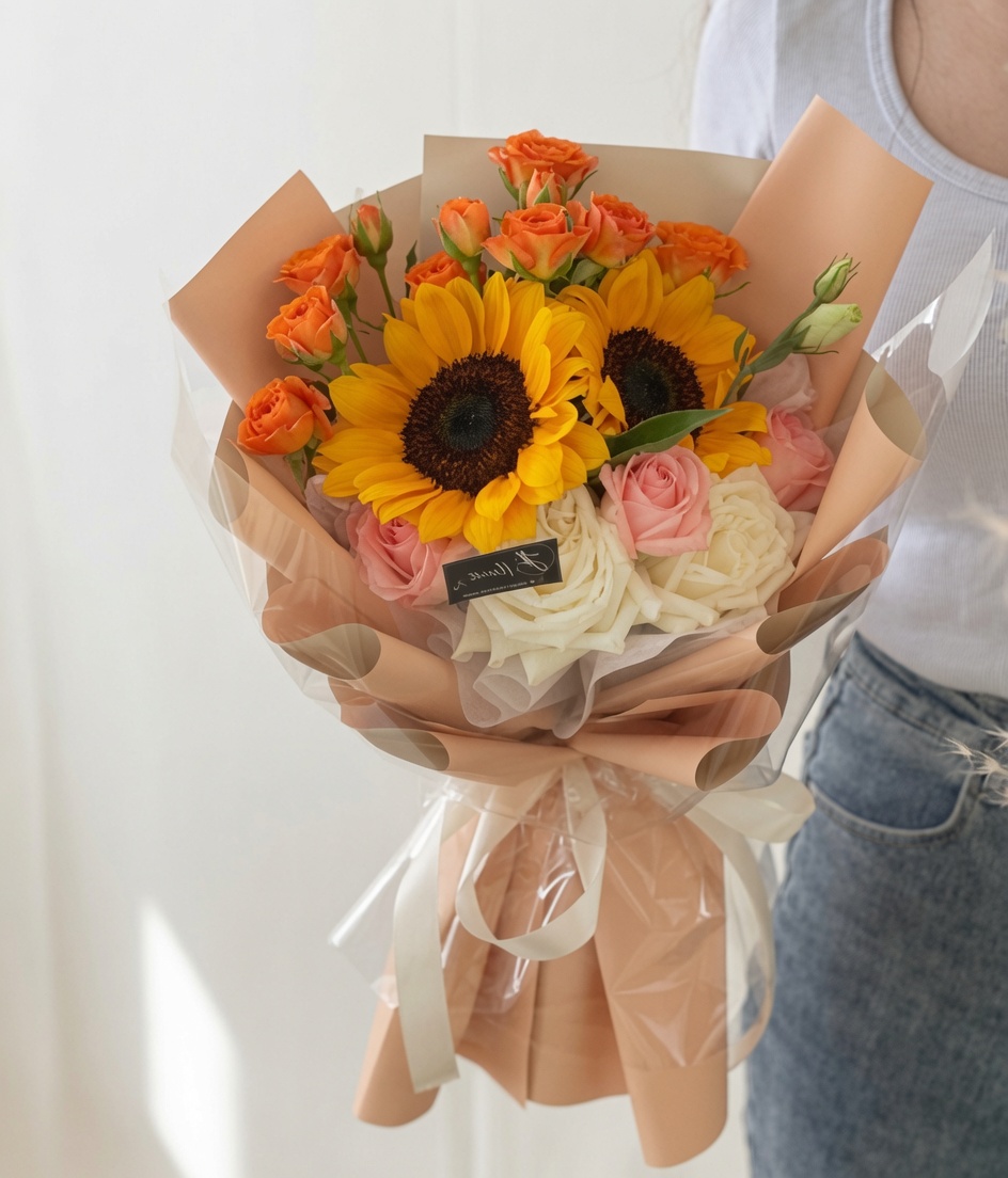 Graduation Bouquet Sunflower Solstice Éclat - Image 2
