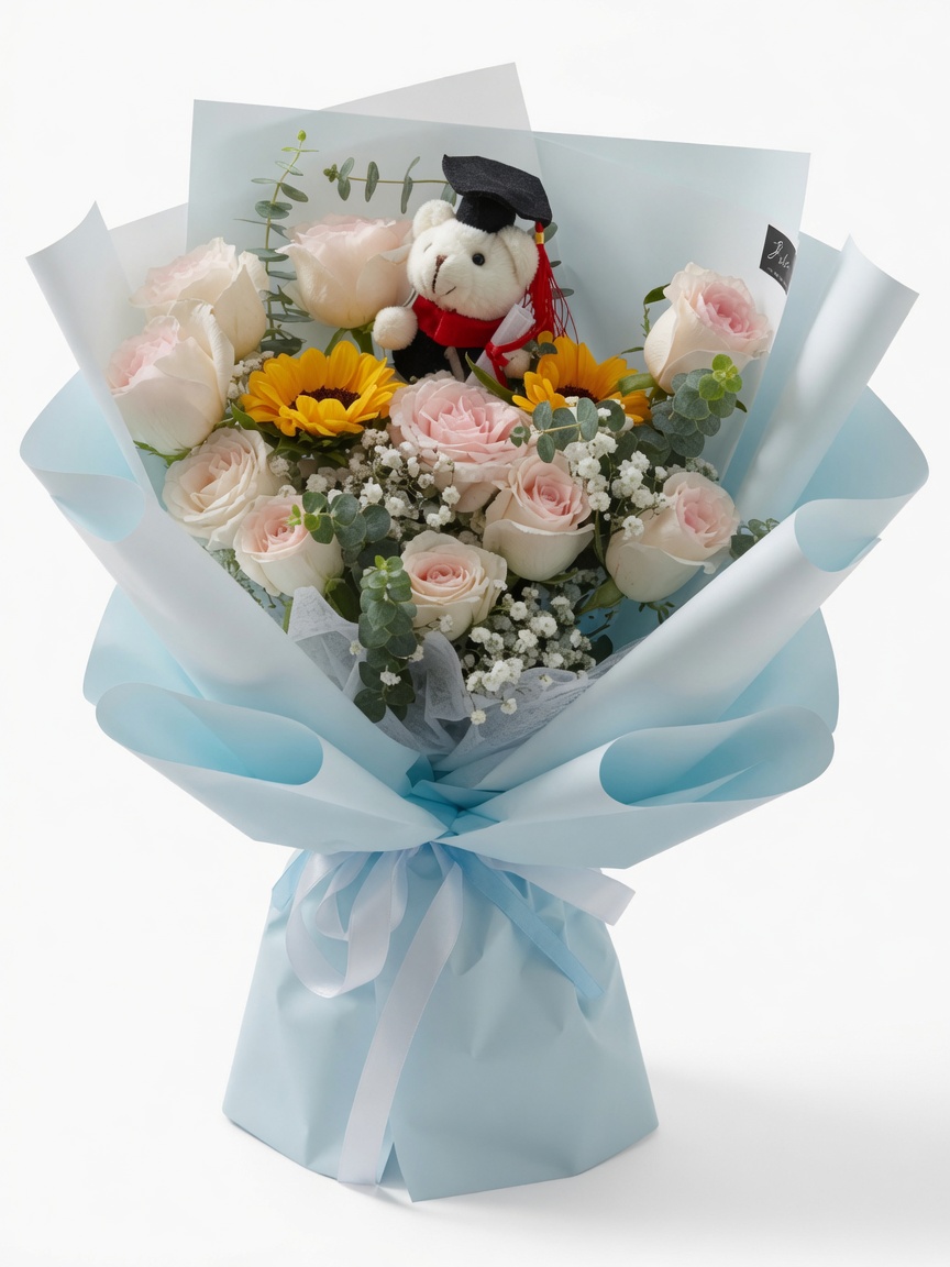 Graduation Bouquet Sunflower Aureum Grace