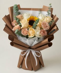 Graduation Bouquet Sunflower Golden Tranquility