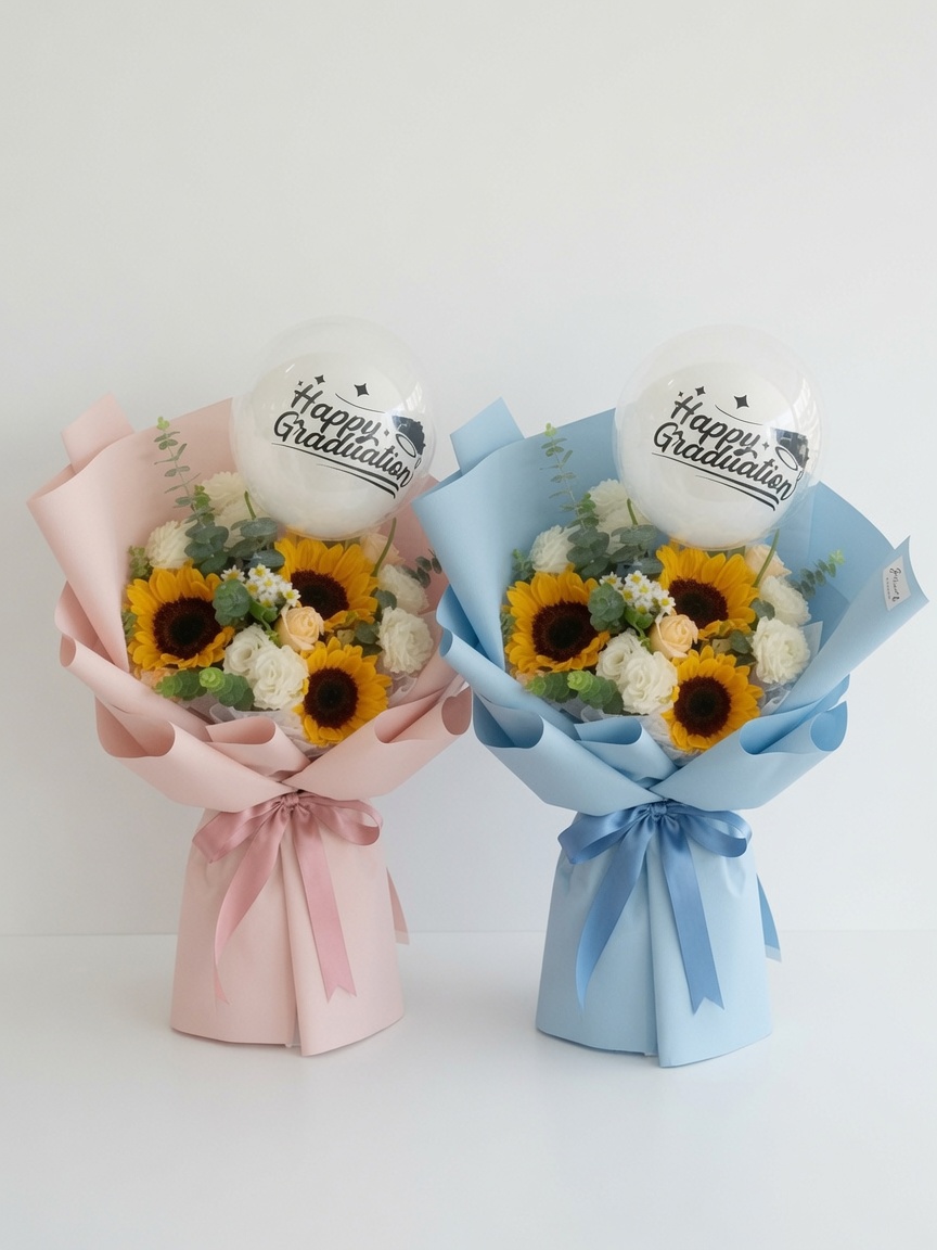 Graduation Bouquet Sunflower Shine On Success