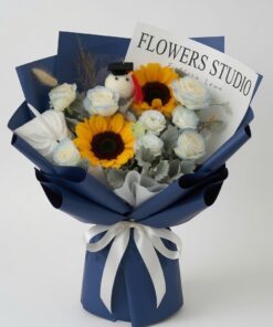 Graduation Bouquet Sunflower Victory Rays