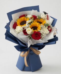 Graduation Bouquet Sunflower Regalis Flamma