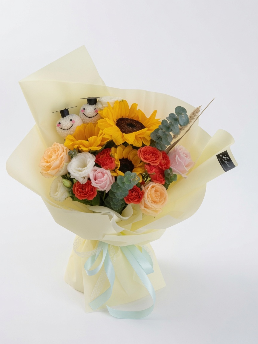 Graduation Bouquet Sunflower Sunshine Triumph