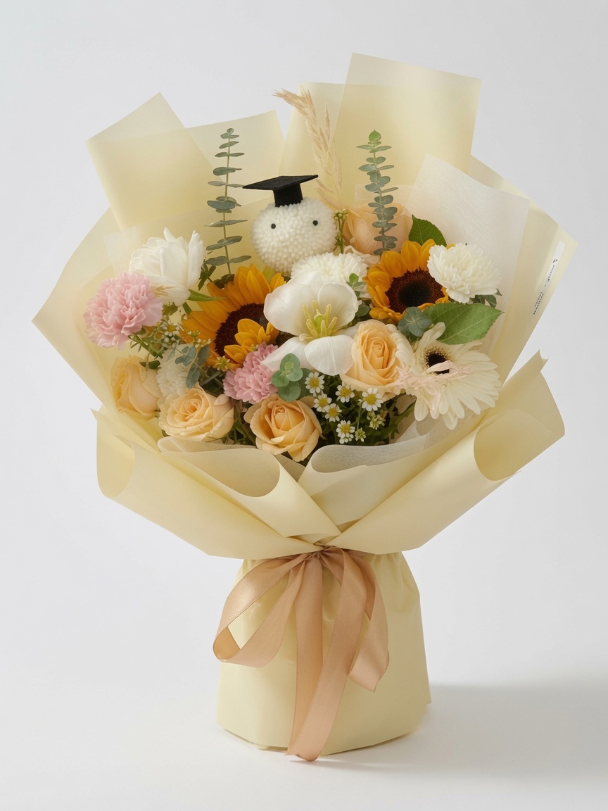 Graduation Bouquet Sunflower Capstone Blossoms