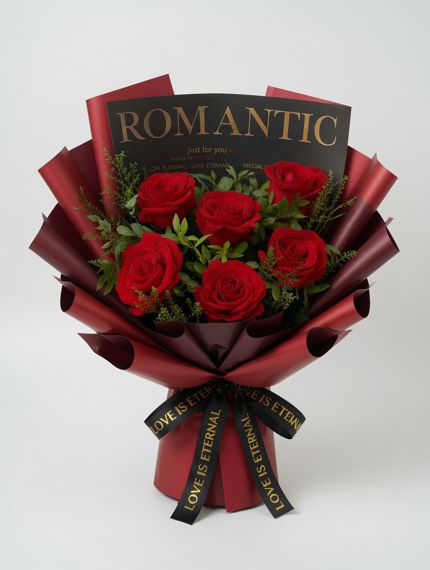 Red Rose Bouquet Bold Love