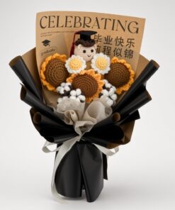 Crochet Bouquet Graduation Stitches of Joy