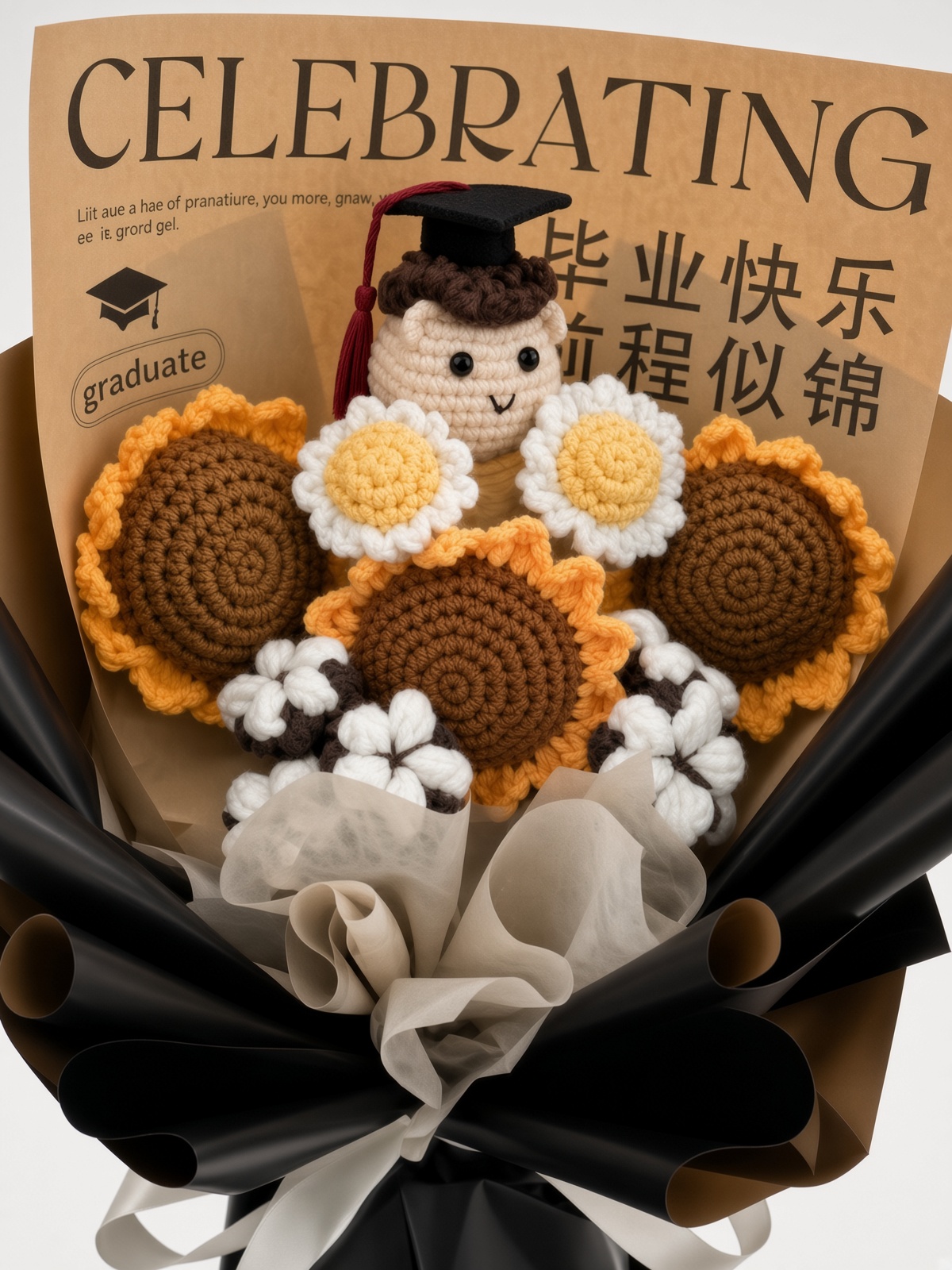 Crochet Bouquet Graduation Stitches of Joy - Image 2