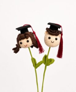 Bouquet Add on Crochet Grad Topper