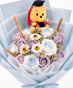 Graduation Bouquet Soap Flower Pastel Dreams - Image 2