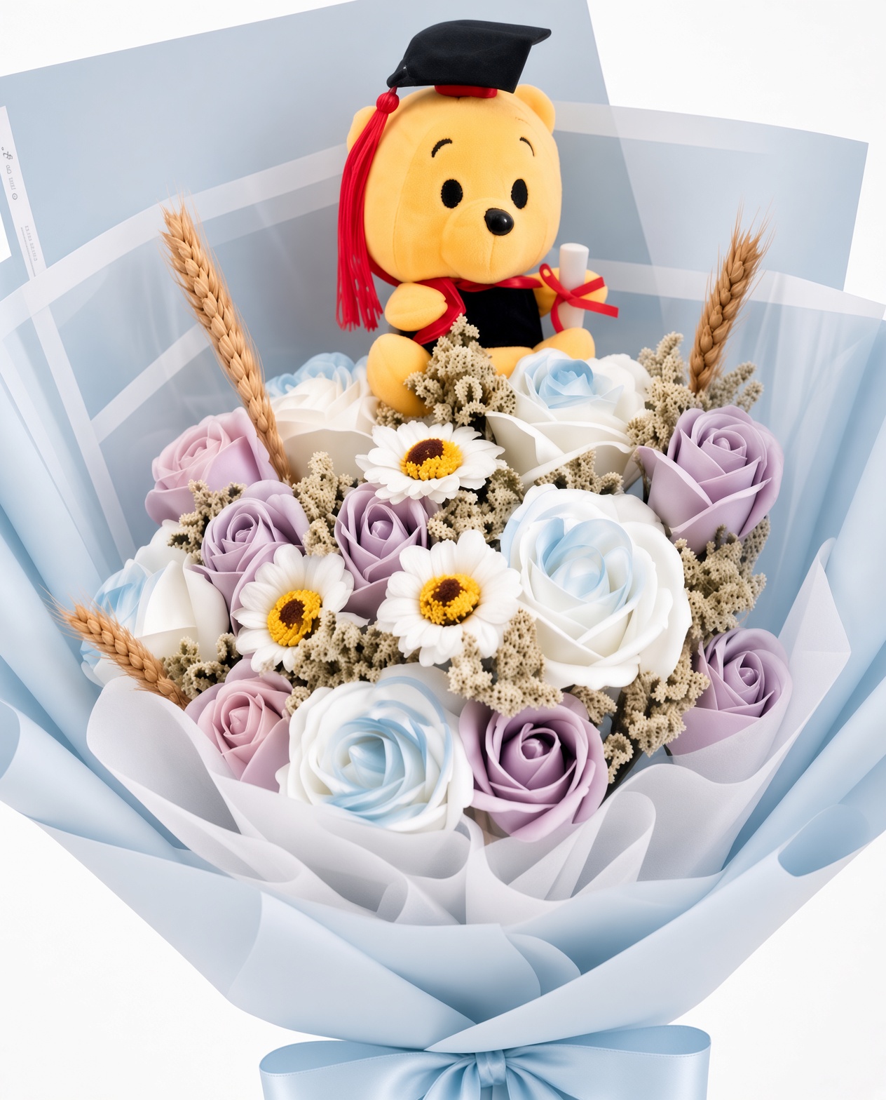 Graduation Bouquet Soap Flower Pastel Dreams - Image 2
