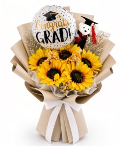 Graduation Bouquet Artificial Shining Success