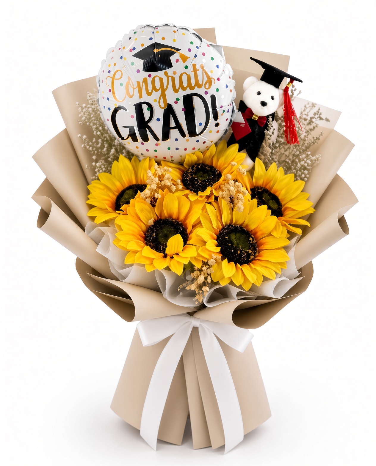 Graduation Bouquet Artificial Shining Success