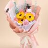 Graduation Bouquet Soap Flower Blossoms Glow