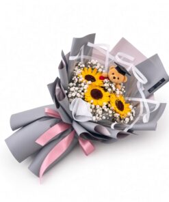 Graduation Bouquet Soap Flower Pinkness Bliss - Image 2