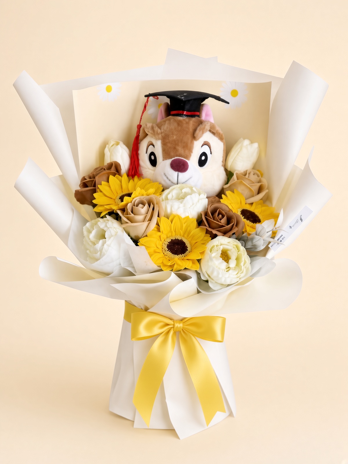 Graduation Bouquet Soap Flower Cheerful Chip