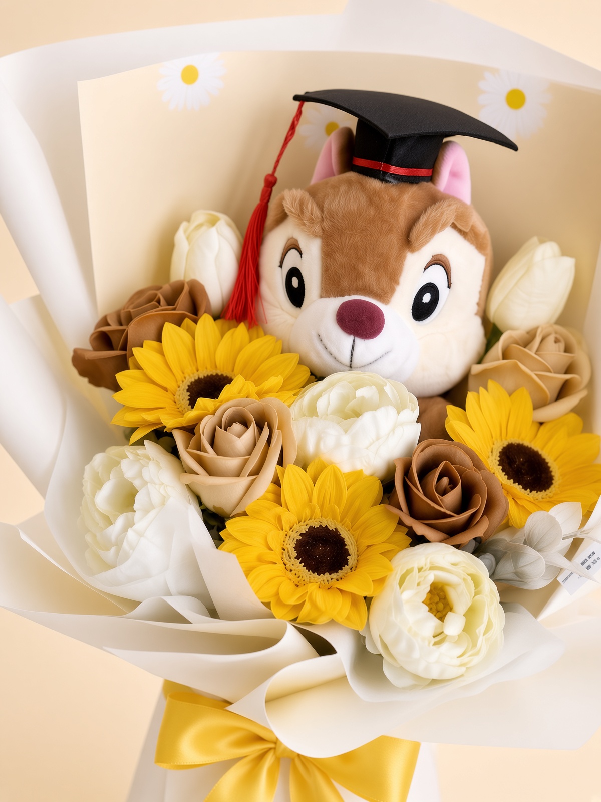 Graduation Bouquet Soap Flower Cheerful Chip - Image 2