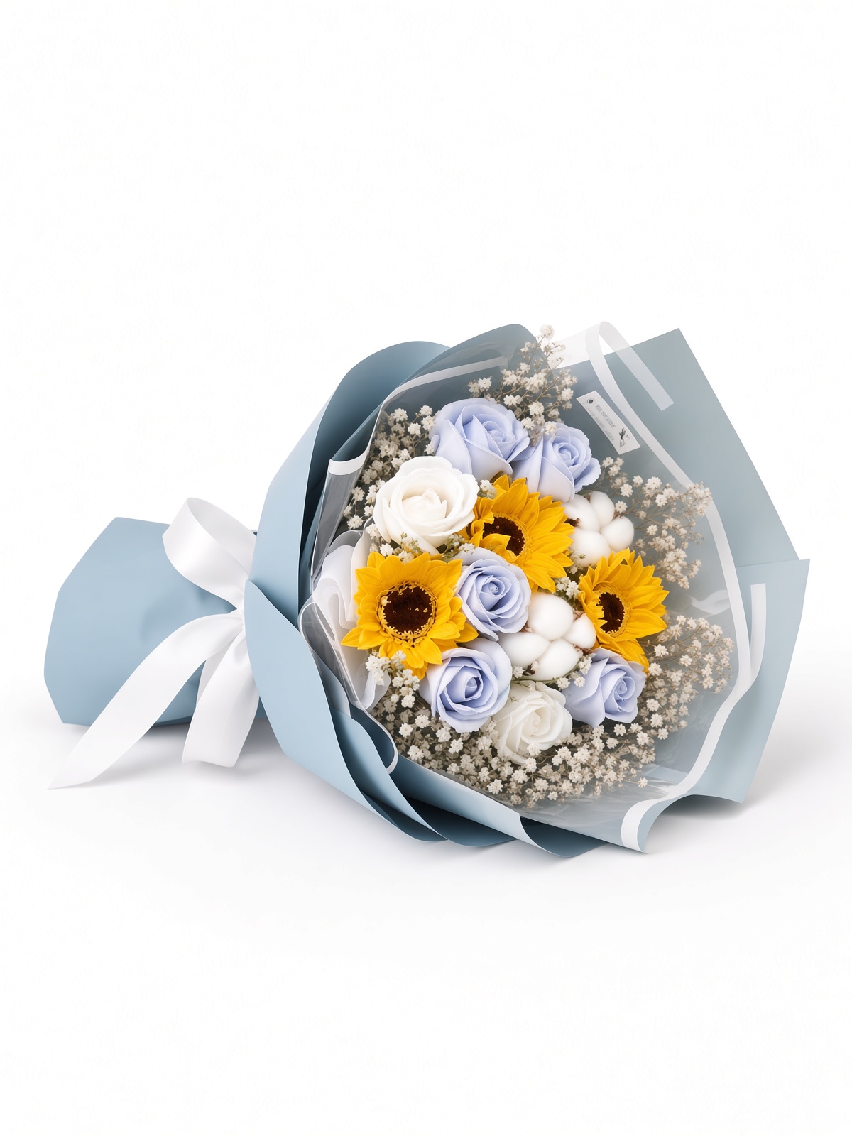Graduation Bouquet Soap Flower Antarctica Glow - Image 2