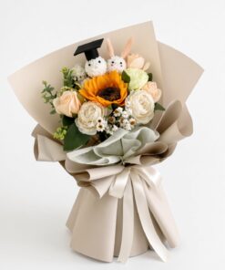 Graduation Bouquet Artificial Cheers to Knowledge