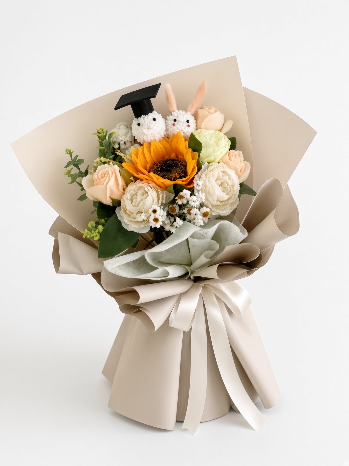 Graduation Bouquet Artificial Cheers to Knowledge