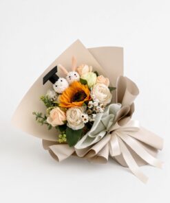 Graduation Bouquet Artificial Cheers to Knowledge - Image 2