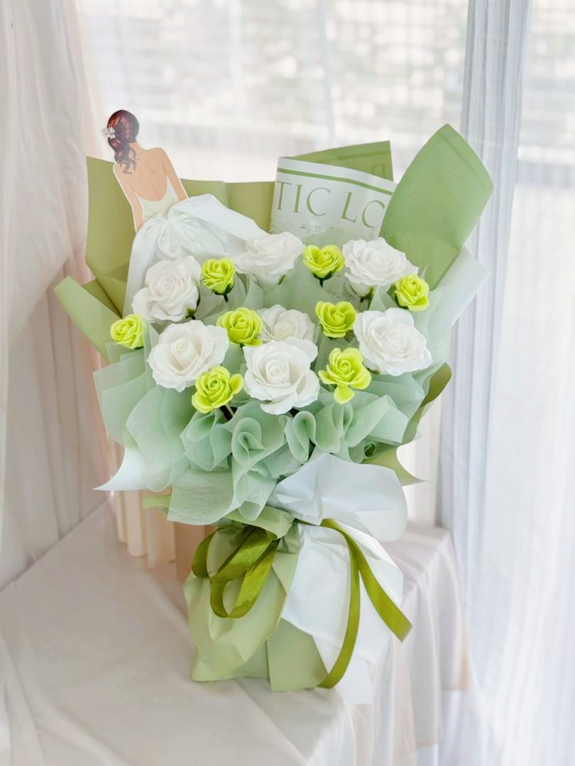 Emerald Grace (Soap Flower)