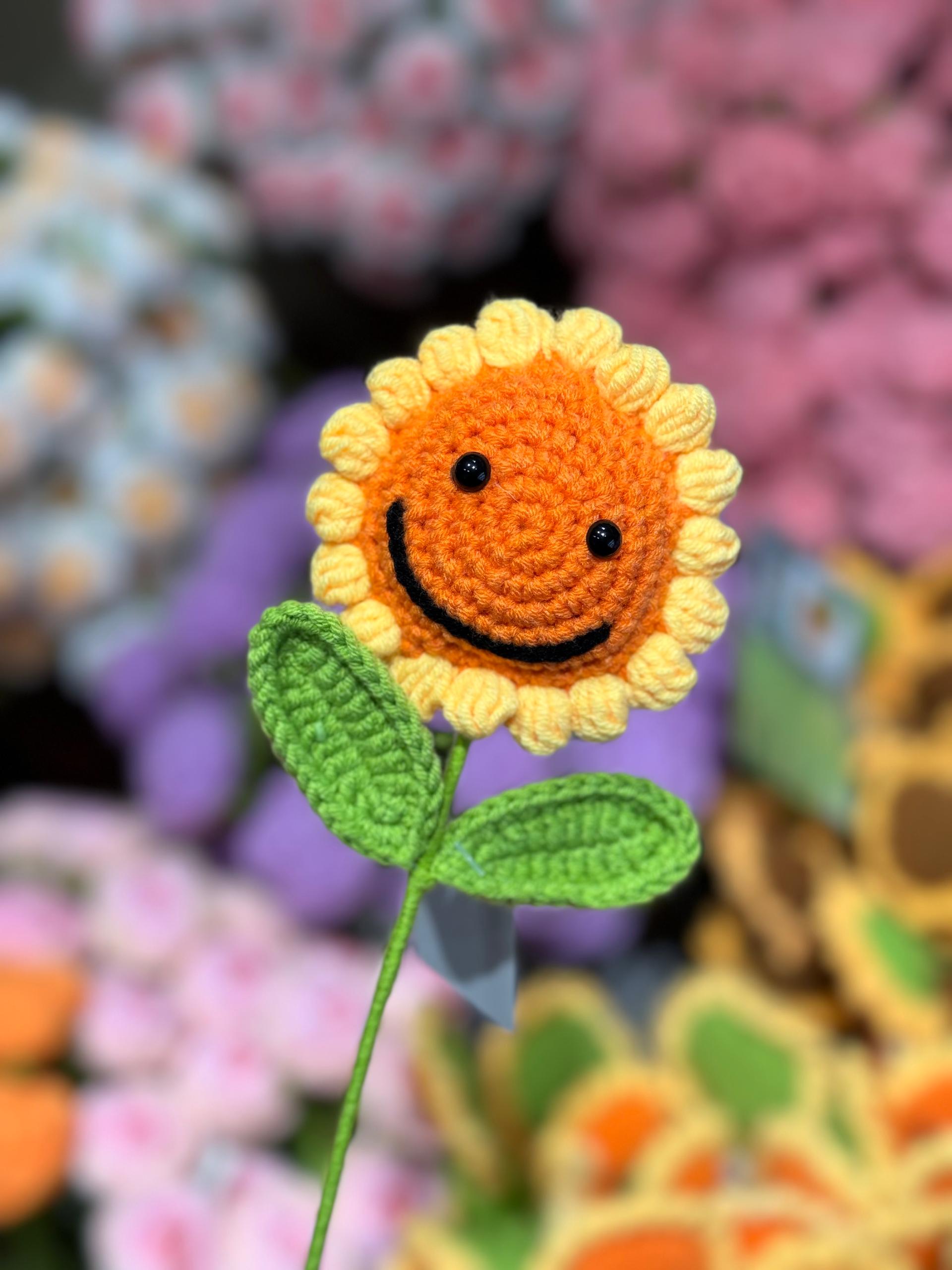 Crochet Grad Sunflower (Add on)