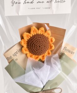 Crochet Bouquet Sunflower Pocket of Joy - Image 2