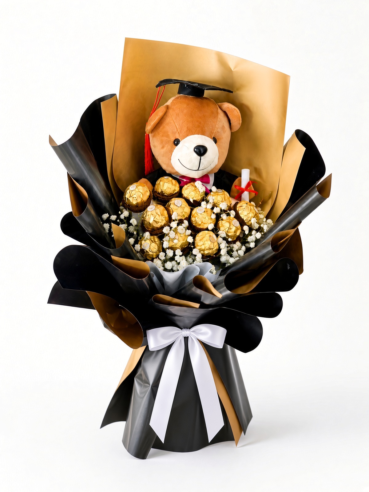 Delight Graduation Bouquet & Chocolate