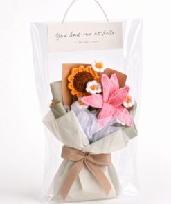 Crochet Bouquet Sunflower Stitched Elegance