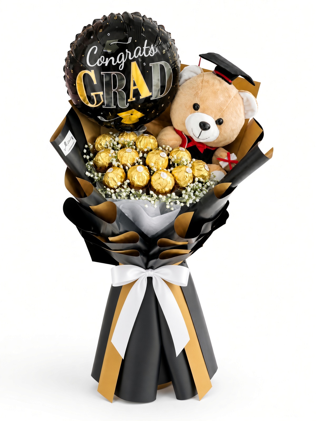 Luxury Graduation Bouquet & Chocolate