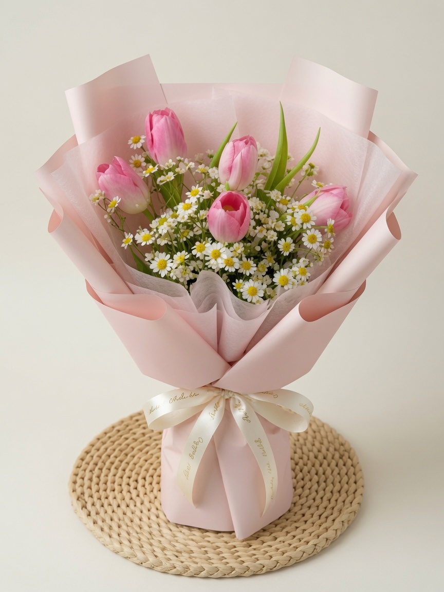 Tulip Bouquet Sweet Bloom Harmony