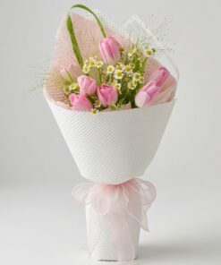 Tulip Bouquet Gentle Embrace