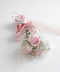 Rose Bouquet Trio Blush Cherie - Image 3