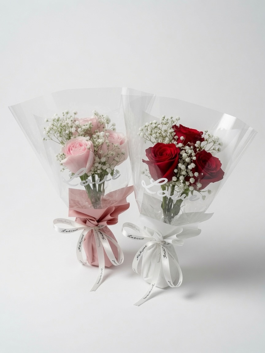 Rose Bouquet Trio Blush Cherie