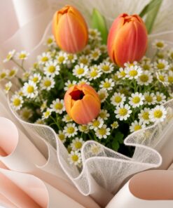 Tulip Bouquet Three Golden Dawn - Image 2