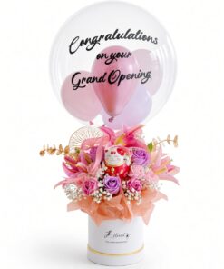 Grand Opening Balloon Box with Lucky Cat | Soap & Artificial Flower Box | Shop Opening Gift