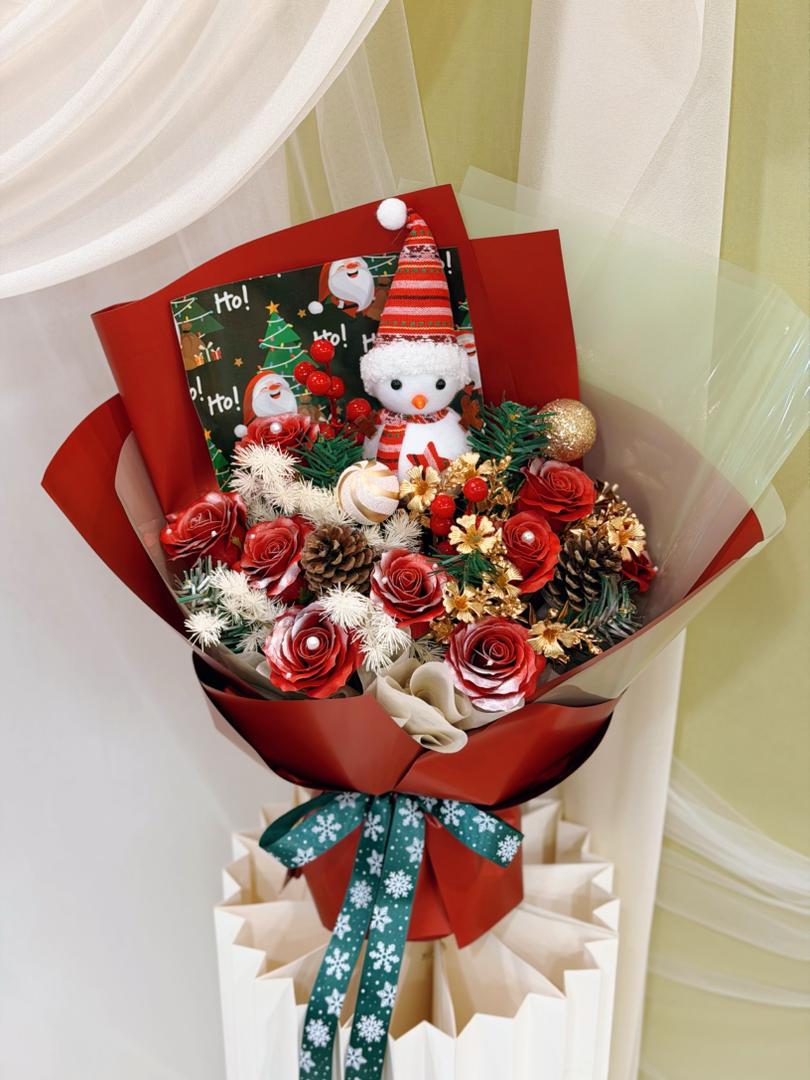 Snowy Christmas Noel (Soap flower) - Image 4