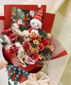 Snowy Christmas Noel (Soap flower)