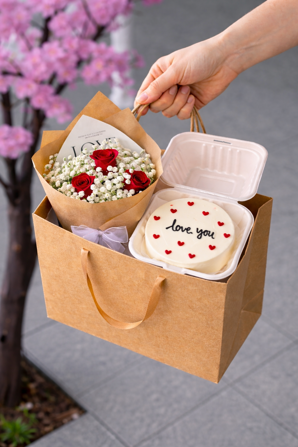 Love in a Bag (Fresh flower)