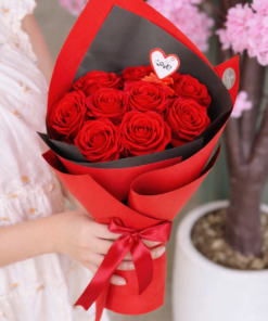 One for My Heart Red (Soap Flower)