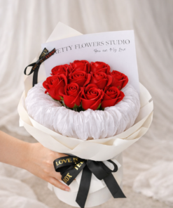 Pretty Flower Red (Soap Flower) - Image 3